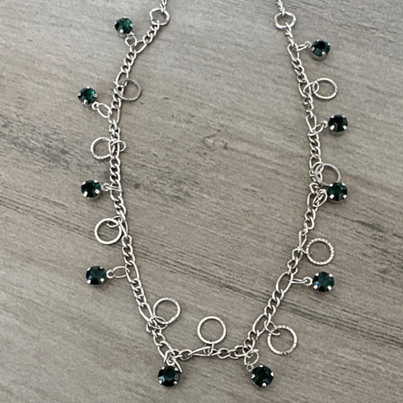 unbranded Jewelry - Silver and Green Necklace